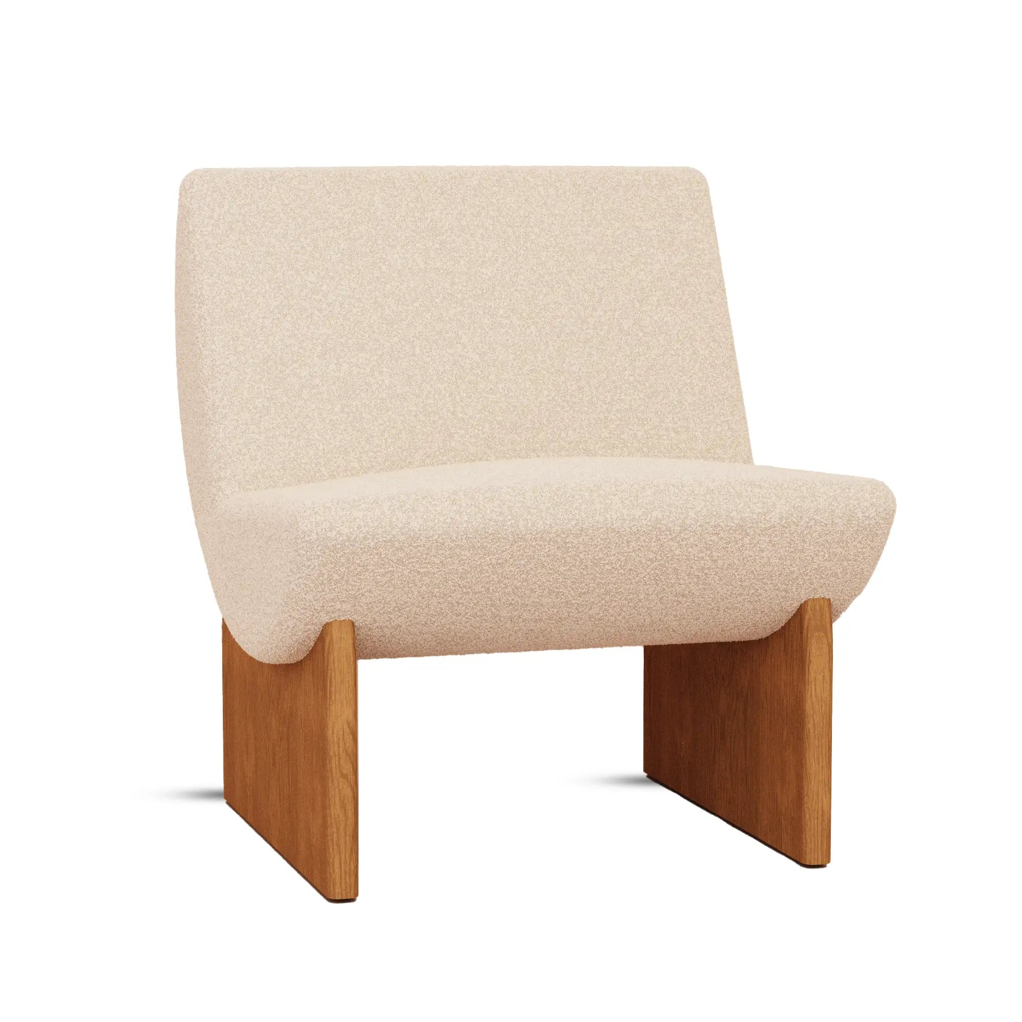 LUNA Accent Chair – Sculpted Minimalism for Contemporary Interiors